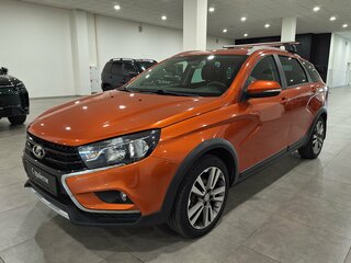 2018 Lada (ВАЗ) Vesta SW Cross I, оранжевый, 1000000 рублей, вид 1