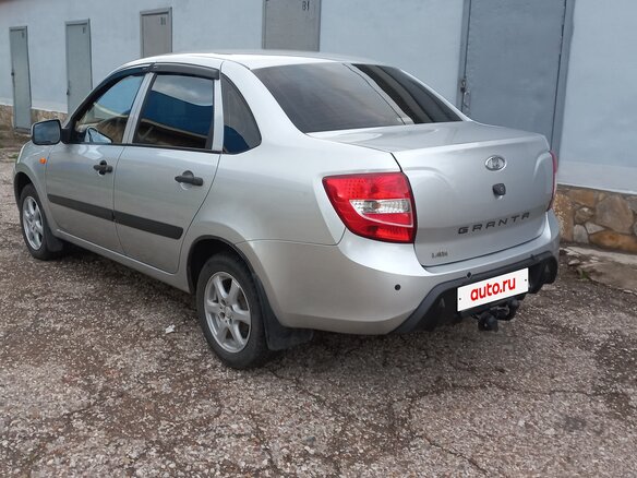 2012 Lada (ВАЗ) Granta I, серебристый, 450000 рублей - вид 9
