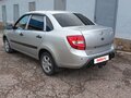 2012 Lada (ВАЗ) Granta I, серебристый, 450000 рублей - вид 9