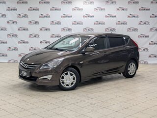 2016 Hyundai Solaris I Рестайлинг, коричневый, 949000 рублей, вид 1