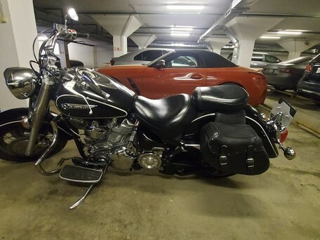 2000 Yamaha XV 1600 Road Star, чёрный, 750000 рублей, вид 3