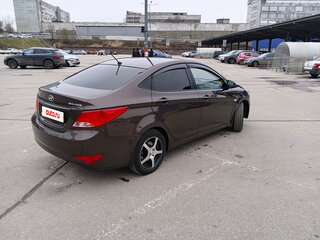 2015 Hyundai Solaris I Рестайлинг, коричневый, 800000 рублей, вид 5
