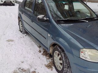 2010 Renault Logan I Рестайлинг, синий, 390000 рублей, вид 2