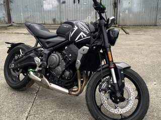 2021 Triumph Trident 660, чёрный, 740000 рублей, вид 5