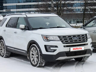 2017 Ford Explorer V Рестайлинг, белый, 3499999 рублей, вид 3