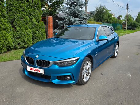 2018 BMW 4 серии Gran Coupe 440i xDrive F32/F33/F36 Рестайлинг, синий, 2900000 рублей, вид 1