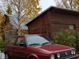1988 Volkswagen Golf II, красный, 130000 рублей, вид 1