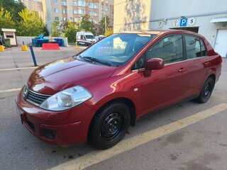 2008 Nissan Tiida I, красный, 900000 рублей, вид 1