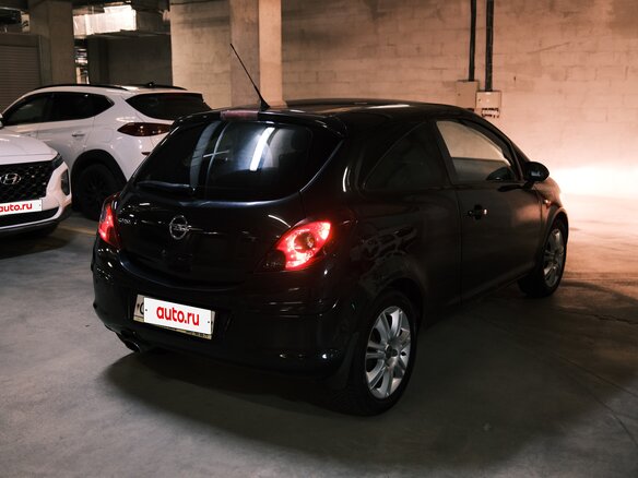 2012 Opel Corsa D Рестайлинг II, чёрный - вид 1