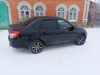2016 Lada (ВАЗ) Granta I, чёрный, 390000 рублей, вид 1