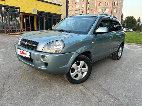 2007 Hyundai Tucson I, голубой, 999999 рублей