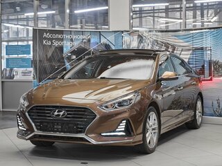 2017 Hyundai Sonata VII (LF) Рестайлинг, коричневый, 1699000 рублей, вид 1