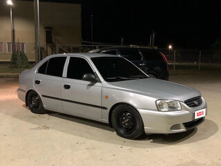 2003 Hyundai Accent II, серебристый, 500000 рублей, вид 3