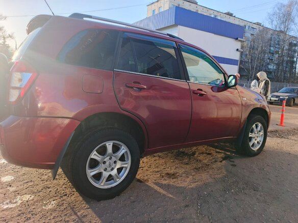2013 Chery Tiggo (T11) I Рестайлинг (FL), красный, 530000 рублей - вид 6