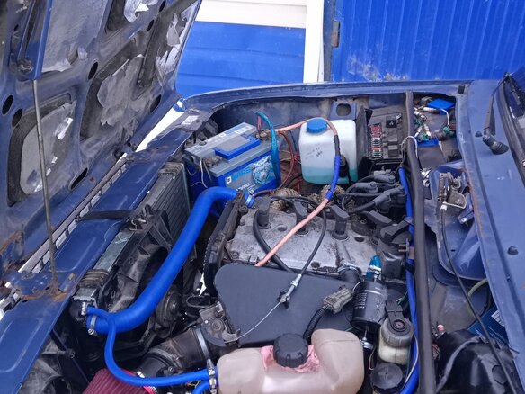 2007 Lada (ВАЗ) 2107, синий, 130000 рублей - вид 3
