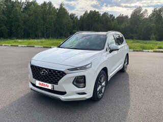 2019 Hyundai Santa Fe IV, белый, 3200000 рублей, вид 2