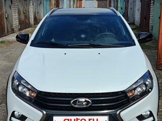 2021 Lada (ВАЗ) Vesta SW Cross I, белый, 1500000 рублей, вид 2
