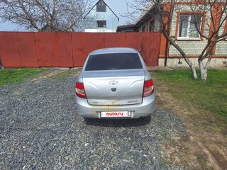 2013 Lada (ВАЗ) Granta I, серебристый, 330000 рублей, вид 3