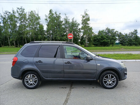 2018 Lada (ВАЗ) Kalina Cross II, серый, 418000 рублей, вид 5