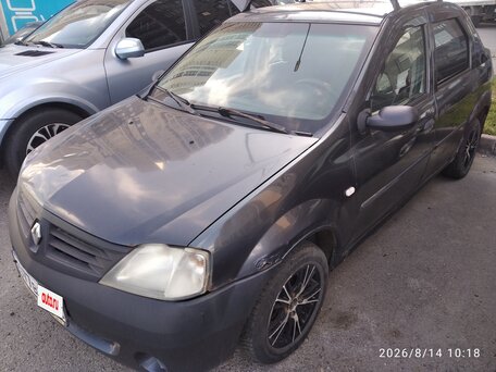 2007 Renault Logan I, серый, 170000 рублей, вид 3