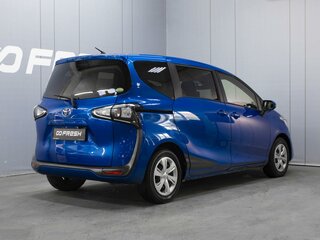 2019 Toyota Sienta II Рестайлинг, синий, 1230000 рублей, вид 2