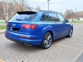 2017 Audi Q7 II (4M), синий, 3150000 рублей, вид 4