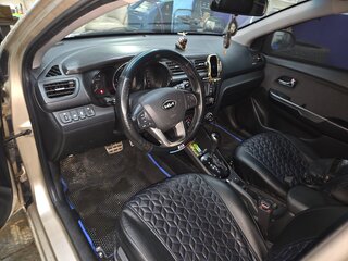 2011 Kia Rio 4-speed III, бежевый, 965000 рублей, вид 3