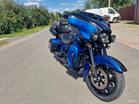 2022 Harley-Davidson Electra Glide, синий, 1590000 рублей - вид 14