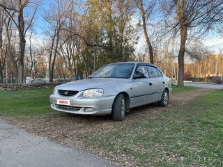 2006 Hyundai Accent ТагАЗ II, серебристый, 400000 рублей, вид 1