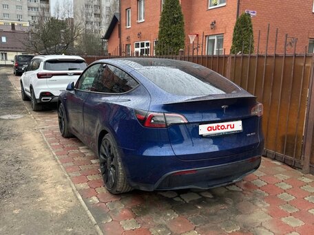 2022 Tesla Model Y Performance I, синий, 4250000 рублей, вид 3