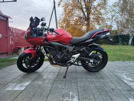 2007 Yamaha FZ6, красный, 425000 рублей, вид 2