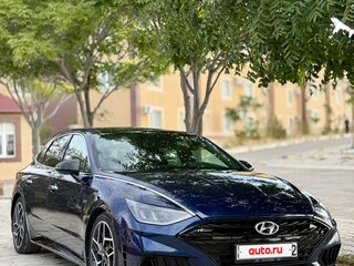 2021 Hyundai Sonata N-Line VIII (DN8), синий, 2550000 рублей, вид 2