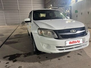 2013 Lada (ВАЗ) Granta I, белый, 470000 рублей, вид 2