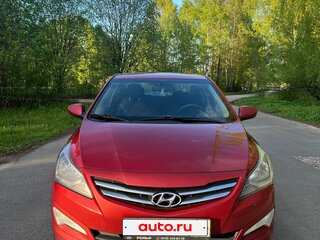 2016 Hyundai Solaris I Рестайлинг, красный, 1020000 рублей, вид 2