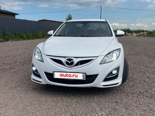 2010 Mazda 6 II (GH) Рестайлинг, белый, 805000 рублей, вид 2