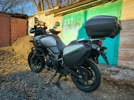 2014 Suzuki V-Strom 1000, серый, 690000 рублей, вид 3