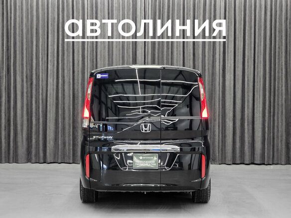 2016 Honda Stepwgn V, чёрный - вид 6