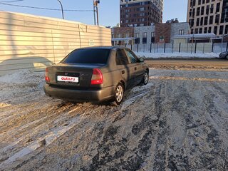 2003 Hyundai Accent ТагАЗ II, серый, 210000 рублей, вид 4
