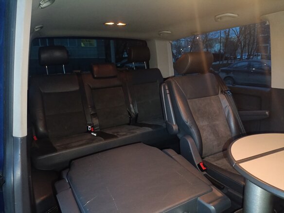 2011 Volkswagen Multivan T5 Рестайлинг, синий, 1900000 рублей - вид 14