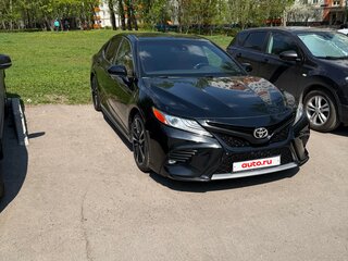 2019 Toyota Camry US Market VIII (XV70), чёрный, 2100000 рублей, вид 2