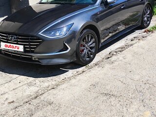 2020 Hyundai Sonata VIII (DN8), серый, 1600000 рублей, вид 4