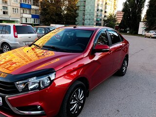 2018 Lada (ВАЗ) Vesta I, красный, 970000 рублей, вид 2
