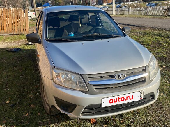 2016 Lada (ВАЗ) Granta I, серебристый, 320000 рублей - вид 1
