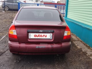 2007 Hyundai Accent ТагАЗ II, красный, 420000 рублей, вид 3