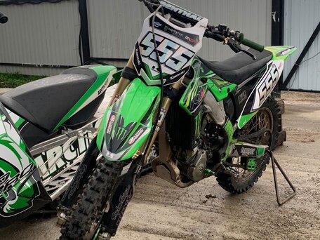 2015 Kawasaki KX 250, зелёный, 370000 рублей, вид 1