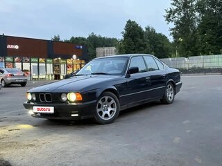 1990 BMW 5 серии 520i III (E34), синий, 400000 рублей, вид 1