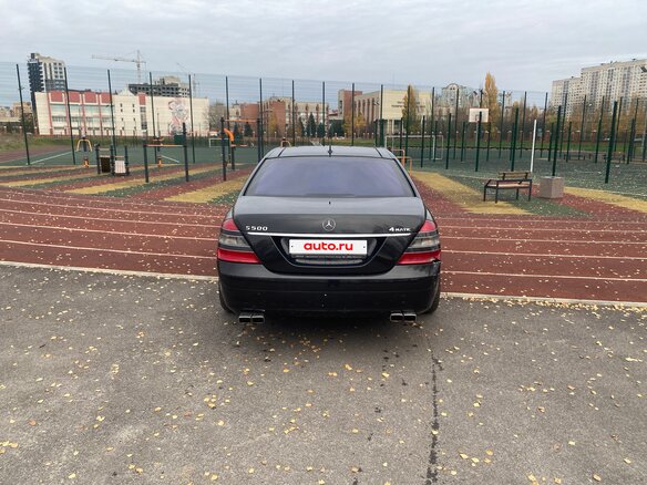 2008 Mercedes-Benz S-Класс 550 Long V (W221), чёрный, 1100000 рублей - вид 3