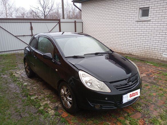 2007 Opel Corsa D, чёрный, 220000 рублей - вид 2