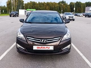 2016 Hyundai Solaris I Рестайлинг, коричневый, 980000 рублей, вид 1