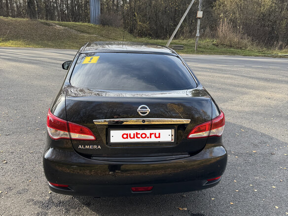 2017 Nissan Almera III (G15), чёрный, 825000 рублей - вид 2